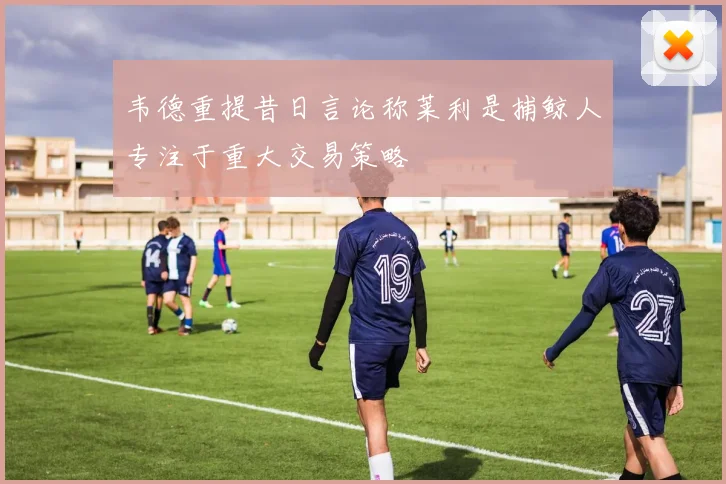 韦德重提昔日言论称莱利是捕鲸人专注于重大交易策略